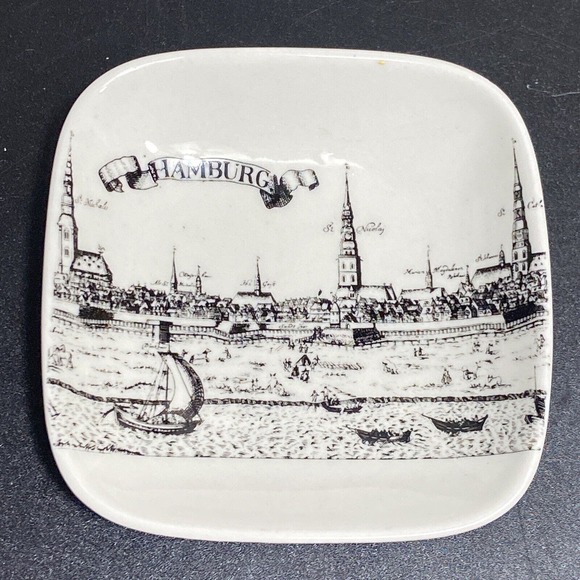 Vintage Royal Porzellan Bavaria KPM Germany Hamburg White Dish - Picture 2 of 10